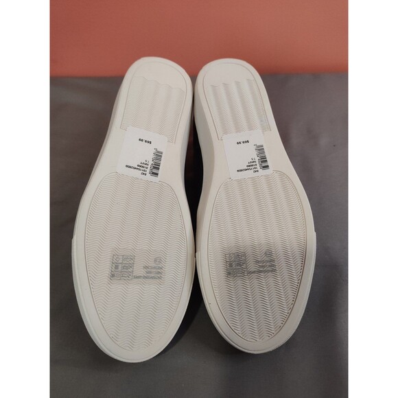 Women's Saks Fifth Ave Tava Metallic Slip On Sneakers Navy US 7.5 - Picture 5 of 6